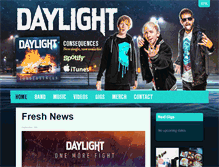 Tablet Screenshot of daylightband.com